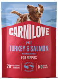 Carnilove® Paté Pouch Turkey & Salmon for Puppies 300gr